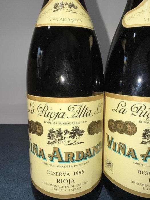 1985 La Rioja Alta, Viña Ardanza - Rioja Reserva - 3 Flessen, Collections, Vins