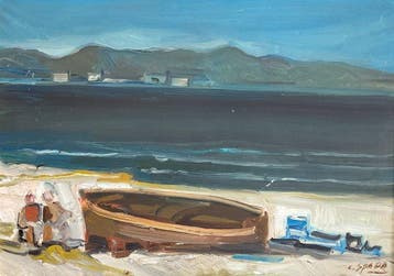 Costantino Spada (1922-1975) - Paesaggio Marittimo