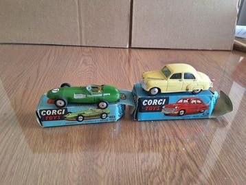 Corgi 1:43 - Modelauto (2) - Vauxhall Velox Saloon; Vanwall