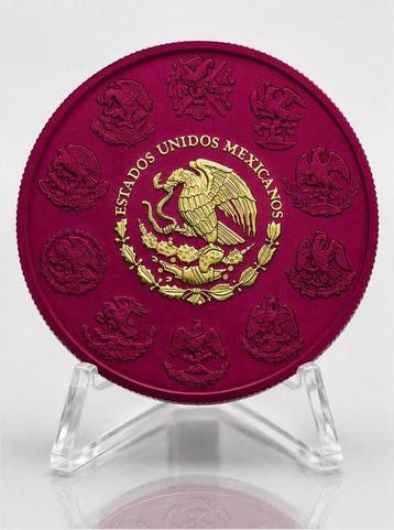 Mexico. 1 Onza 2024 Libertad “Space Pink Opal” – 1 oz Silver