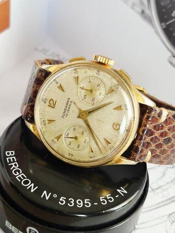 Junghans - Flieger Chronograph cal J 88 - 6569 - Homme -, Nieuw