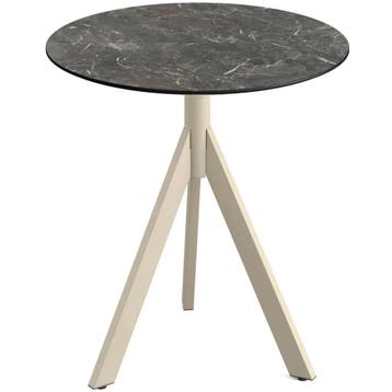 Inklapbare Tafel | INFINITY | HPL/RVS | Marmerlook Blad |, Verzenden