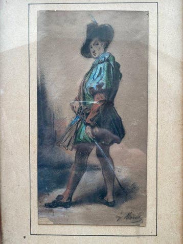 Gustave François Morin (1809-1886) - Le Mousquetaire