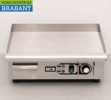 HCB RVS Grillplaat Bakplaat Glad 55 cm 230V Horeca, Zakelijke goederen, Ophalen of Verzenden, Nieuw in verpakking
