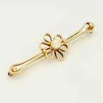 Broche - 14 karaat Geel goud - Parel