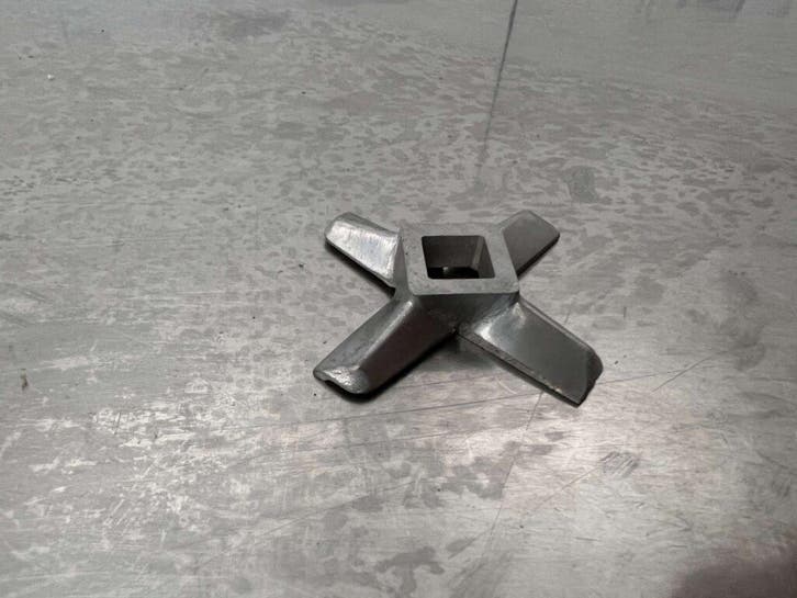 RVS Mes voor gehaktmolen maat 8 230V Slagerij Horeca, Zakelijke goederen, Horeca | Keukenapparatuur, Ophalen of Verzenden