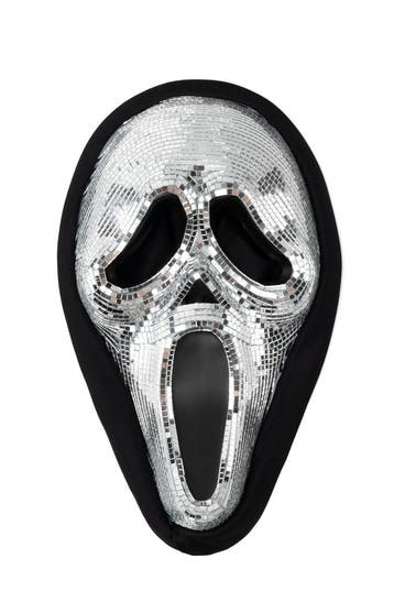 KIMU® Discobal Masker Ghostface Spiegeltjes Disco Spiegelbal, Ophalen of Verzenden, Nieuw