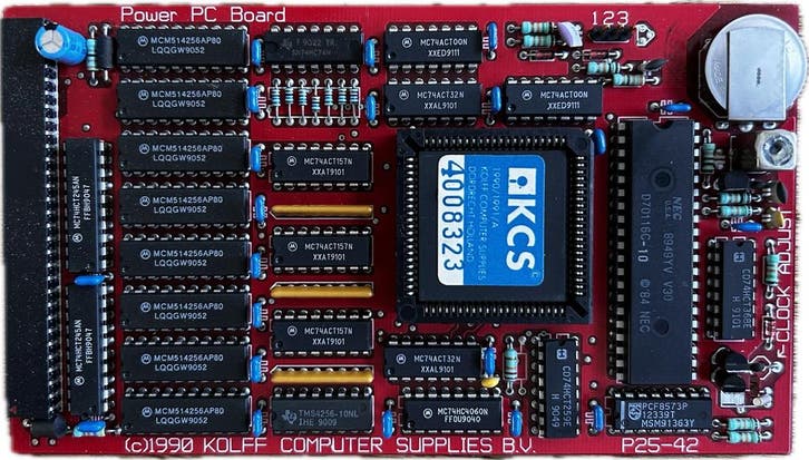 KCS Power PC Board P25-42, Informatique & Logiciels, Ordinateurs Vintage, Envoi
