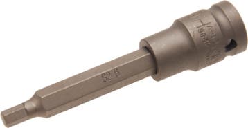 Bgs Technic 1/2 Impact kracht bit-dop, int. Hex. 6x100 mm, Verzenden, Nieuw