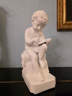sculptuur, After Canova, Bambino Scrivente - 32.5 cm -, Antiek en Kunst