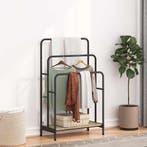 vidaXL Kledingrek met plank Sonoma Eik 60 x 30 x 100,5 cm, Huis en Inrichting, Woonaccessoires | Kapstokken, Verzenden, Nieuw