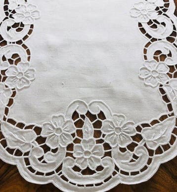 Broderie - 68 cm - 31 cm - LINO INTAGLIO