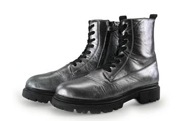 Muyters Veterboots in maat 37 Zilver, Kleding | Dames, Overige kleuren, Verzenden, Overige typen, Zo goed als nieuw