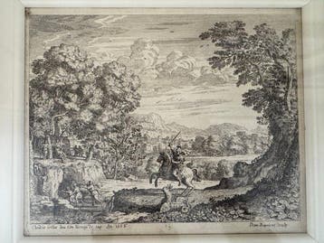 Dominique Barrière (1618-1678) - San Giorgio che combatte il