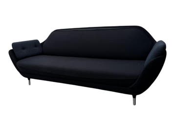 Fritz Hansen Favn Sofa - Zwarte Bank - Uitstekende Staat, Verzenden
