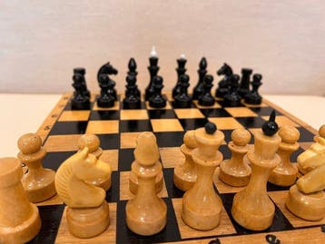 Schaakspel - USSR/Collectible chess/1985/Rare! - Hout