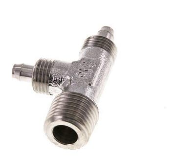 6x4 & R1/4'' RVS 1.4305 T-Opsteekkoppeling Buitendraad, Verzenden, Nieuw