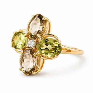 Zonder minimumprijs - Ring - 14 karaat Geel goud - 2.99ct., Nieuw