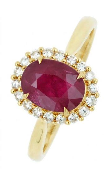 Zonder minimumprijs - Ring - 14 karaat Geel goud - 2.13ct.