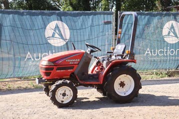 Veiling: Minitractor Yanmar KE-40 Diesel 14pk, Ophalen