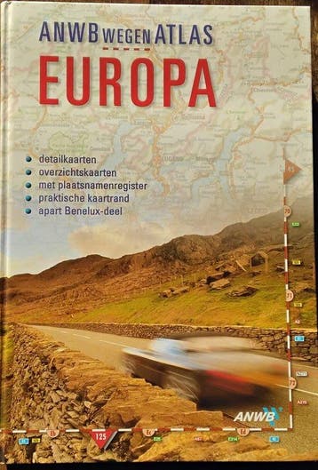Anwb Wegenatlas Europa, Boeken, Verzenden, Nieuw