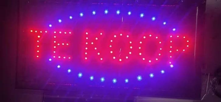 Te Koop LED bord lamp verlichting licht bak reclamebord #tek, Maison & Meubles, Lampes | Autre, Envoi