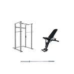 Gymfit - Volledig Home Hym Pakket - Power Cage - Adjustable, Ophalen of Verzenden, Nieuw