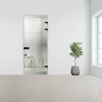 Glazen binnendeur XL voor opdek kozijn zwart beslag-Crepi ge, Doe-het-zelf en Bouw, Verzenden, Nieuw