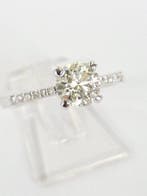 Bague de fiançailles - 14 carats Or blanc - 1.04ct. tw.