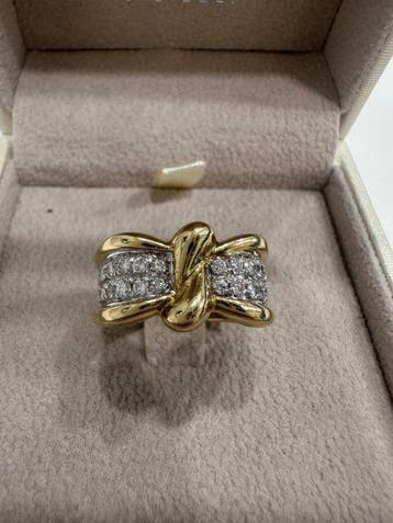 Chimento - Ring - 18 karaat Geel goud Diamant (Natuurlijk) -