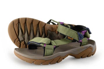 Teva Sandalen in maat 38 Groen, Kleding | Dames, Verzenden, Sandalen of Muiltjes, Zo goed als nieuw, Teva