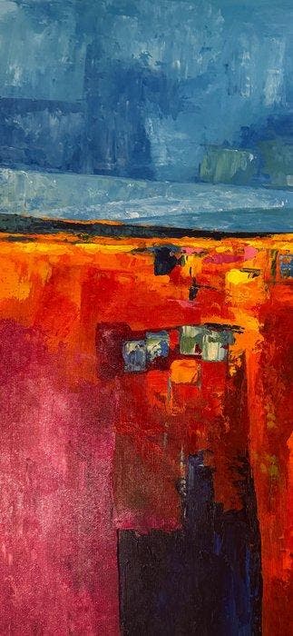 Nguyen Robert - Orage dété 80 60 cm