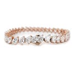Armband - 14 karaat Roségoud - 13.20ct. tw. Diamant, Nieuw