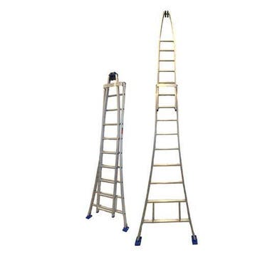Solide 2-delige ruitenwasserladder 2×9 sporten, Doe-het-zelf en Bouw, Nieuw, Ophalen of Verzenden, Ladder, Opvouwbaar of Inschuifbaar