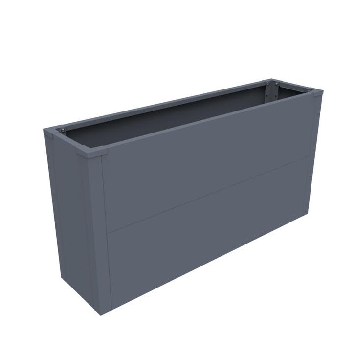 Plantenbak staal 100x25x52 cm, Tuin en Terras, Bloembakken en Plantenbakken, Verzenden