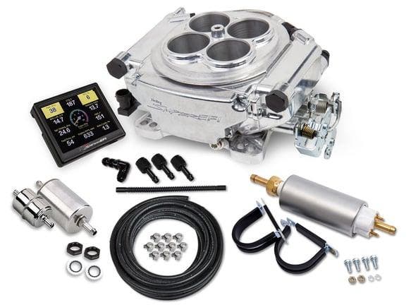 Holley Sniper EFI 4 Barrel Fuel Injection Conversion -, Autos : Pièces & Accessoires, Moteurs & Accessoires, Enlèvement ou Envoi