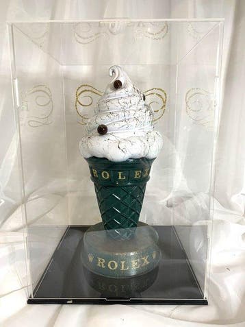YDDERF - Sculpture, Glace ice cream xl Rolex Une glace de