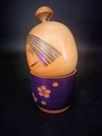 Sato Suigai - Beeldje, Vintage Japanse creatieve kokeshi pop, Antiek en Kunst