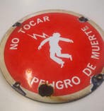 No Tocar - Peligro de Muerte - Emaille bord - Emaille