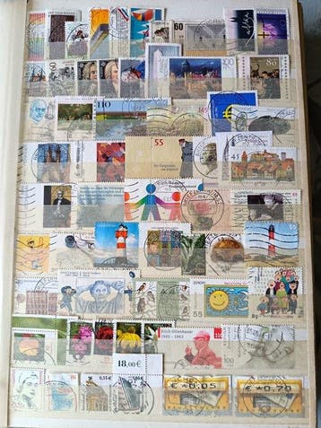 Europa, waaronder Frankrijk en Azië. 1980/2012 - Moderne, Gestempeld