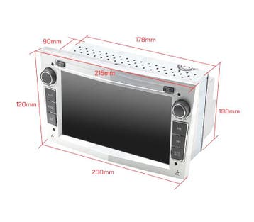 Autoradio Gps Android 11 Gris Clair Pour Opel Astra H Vivaro, Verzenden