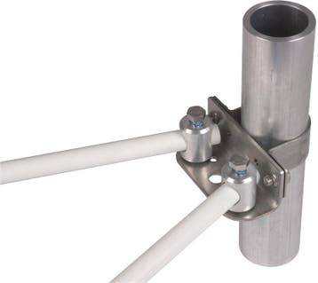 Adaptateur en acier inoxydable pour tuyaux de support, Verzenden