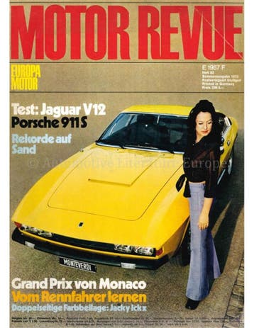 1972 MOTOR REVUE MAGAZINE 82 DUITS, Nieuw