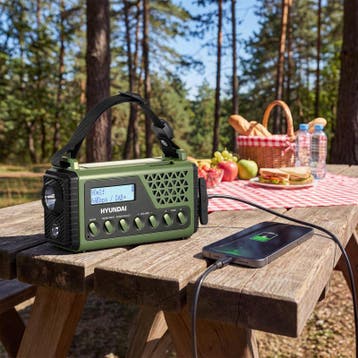 Radio de survie Hyundai DAB+ avec batterie externe de 10 000, Verzenden, Neuf