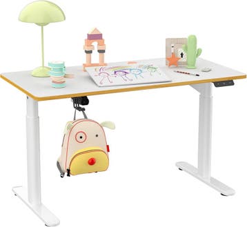 Zit sta bureau - Elektrisch - Verstelbaar - 120x60 cm - Wit, Verzenden, Nieuw