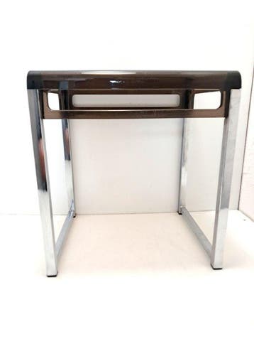1960/70 - Marc Berthier - Bijzettafel - Verchroomd,, Antiek en Kunst, Curiosa en Brocante