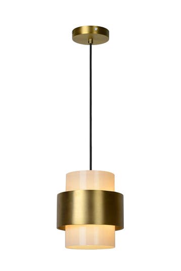 Hanglamp Lucide FIRMIN -  - Ø 20 cm - 1xE27 - Mat, Verzenden, Nieuw