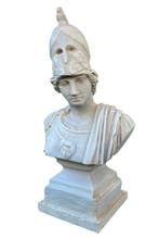 sculptuur, Busto Atena - 40 cm - Materiale marmorina van, Antiek en Kunst