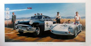 Giant/Rebel Whithout a Cause - James Dean road to Salinas -