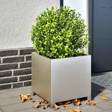 vidaXL Plantenbank 40x40x40 cm roestvrij staal, Verzenden